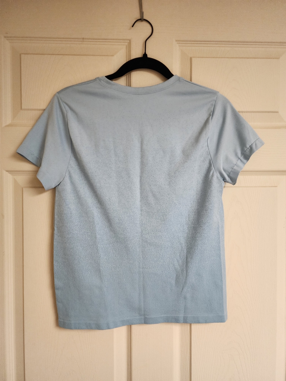 New Balance Light Blue Crewneck Athletic Tee - Picture 2 of 3